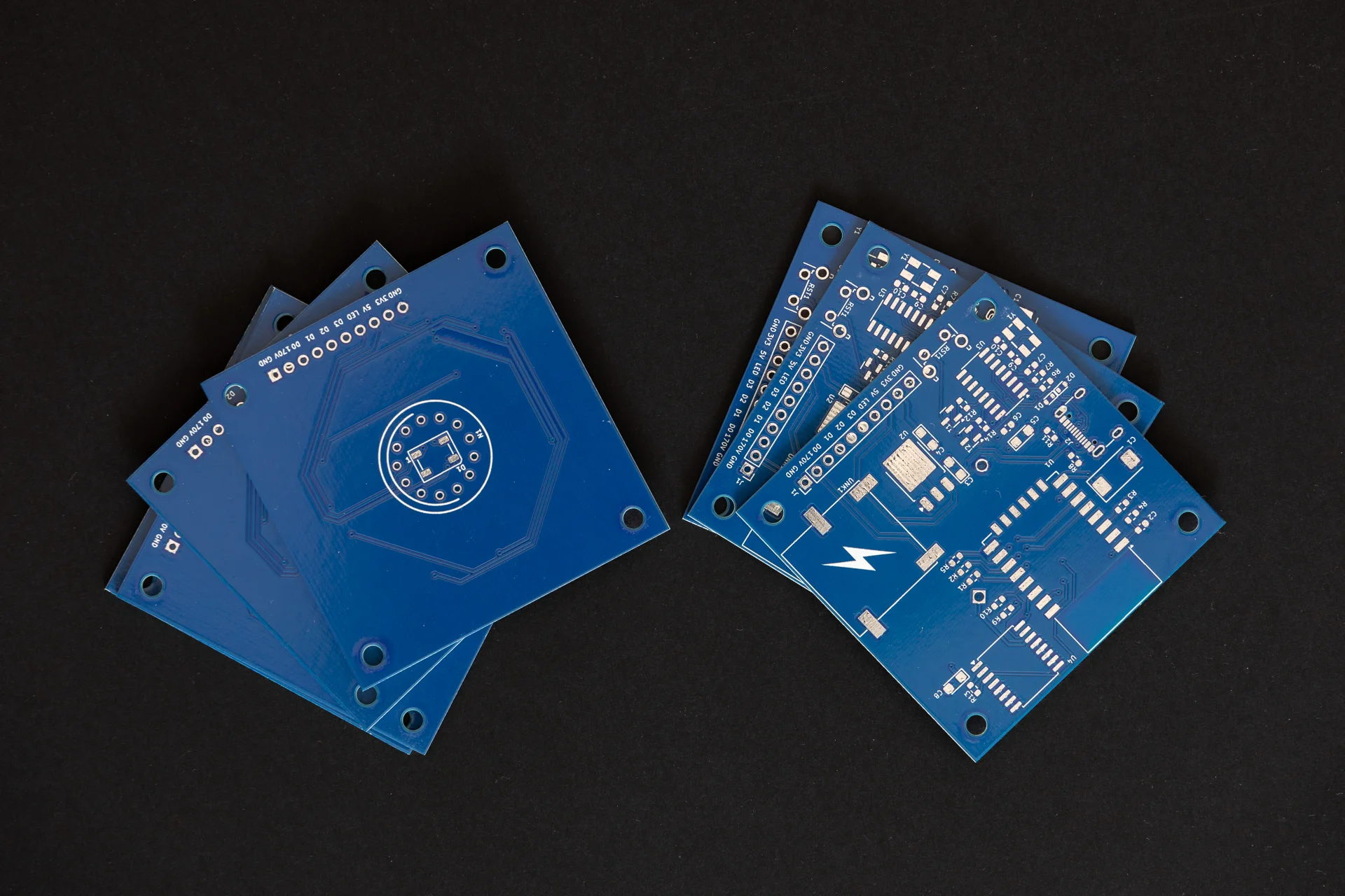 Control and display PCBs for the nixie clock