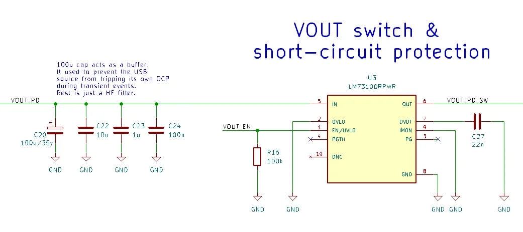 TinyPPS short-circuit protection schematic